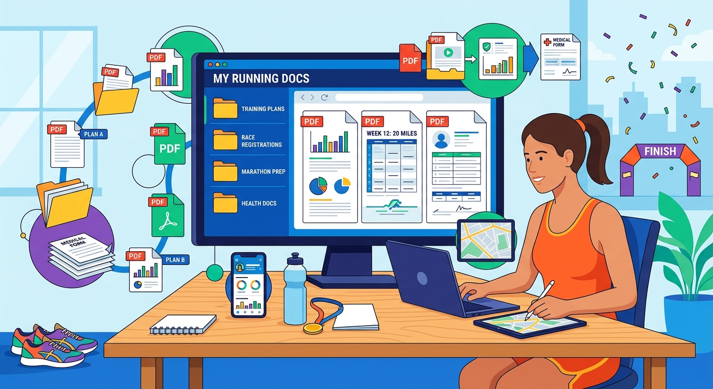 The Best Way to Manage Your PDF Training Plans and Race Docs