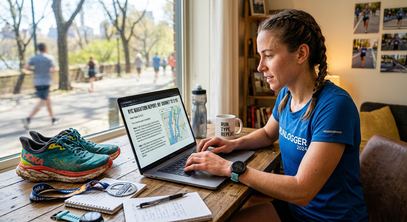 Typing Speed Matters if You Log Your Runs and Write Race Reports