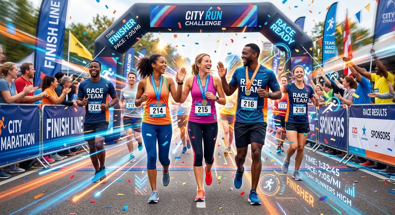 Fun and Practical AI Photo Effects for Runners and Race Teams
