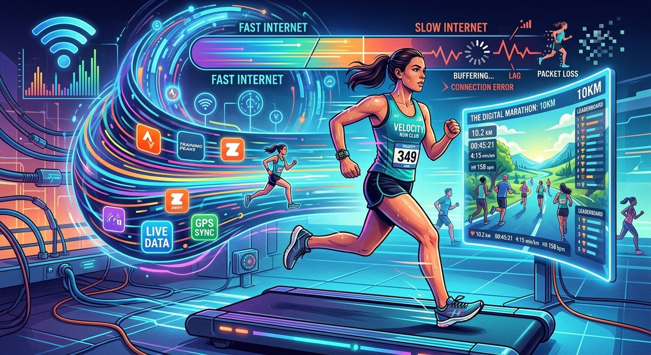How Internet Speed Affects Your Training Apps and Virtual Races