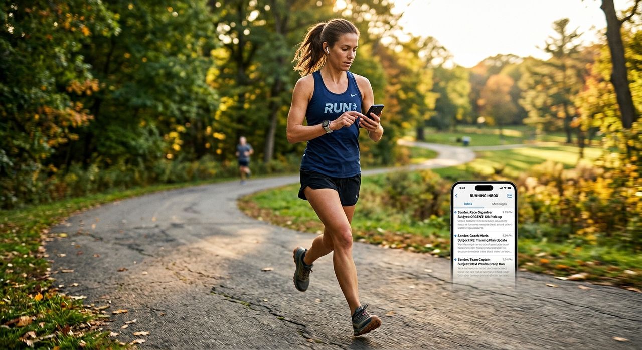 How to Handle Running-Related Emails Without Losing Training Focus
